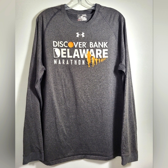 Under Armour Tops - Under Armour gray heat gear long sleeve tee women's XL #2312